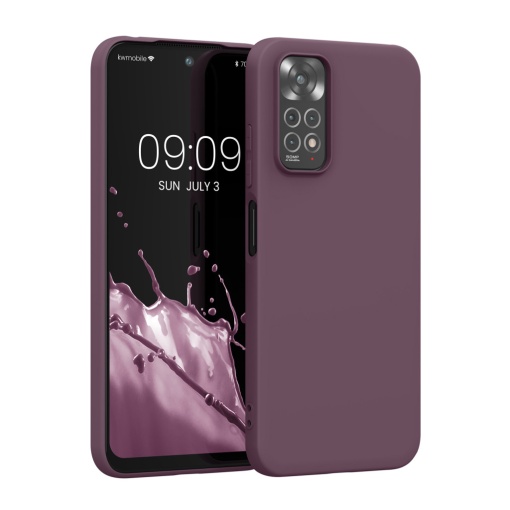 Husa Kwmobile pentru Xiaomi Redmi Note 11/Note 11s, Mov, Silicon, KWM0000150V056C