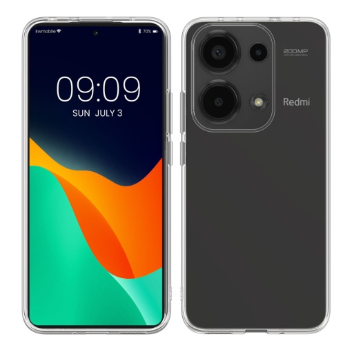 Husa Kwmobile pentru Xiaomi Redmi Note 13 Pro, Transparent, Silicon, KWM000020MY001C
