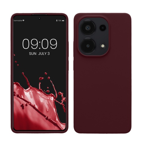 Husa Kwmobile pentru Xiaomi Redmi Note 13 Pro, Violet, Silicon, KWM000020LT004C