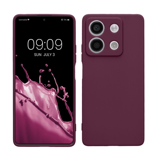 Husa Kwmobile pentru Xiaomi Redmi Note 13, Violet, Silicon, KWM000020LK005C