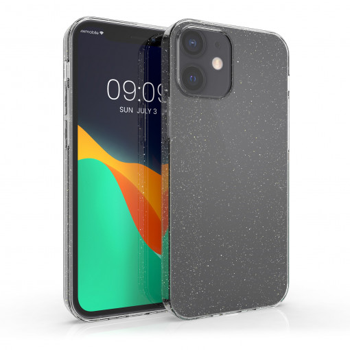 Husa pentru Apple iPhone 12 Mini, Silicon, Transparent, 56801.01, kwmobile