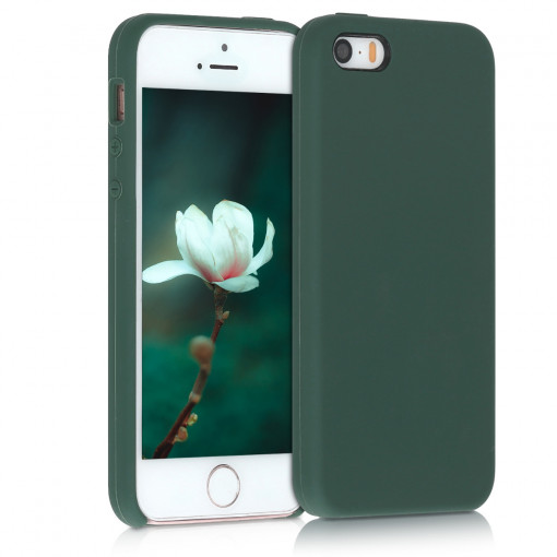 Husa pentru Apple iPhone 5 / iPhone 5s / iPhone SE, Silicon, Verde, 42766.169