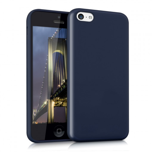 Husa pentru Apple iPhone 5C, Silicon, Albastru, 33099.17