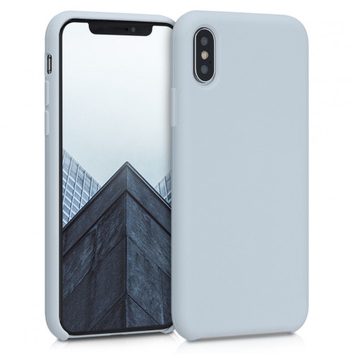 Husa pentru Apple iPhone X / iPhone XS, Silicon, Gri, 46313.70