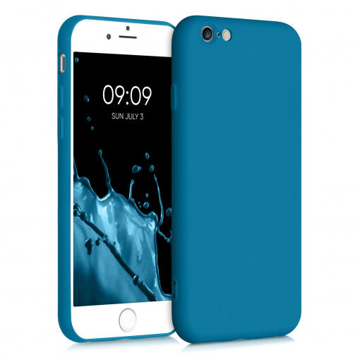 Husa pentru iPhone 6 / iPhone 6s, Silicon, Albastru, 49980.224