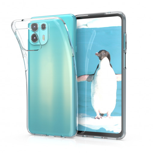 Husa pentru Motorola Edge 20 Lite, Silicon, Transparent, 56067.03