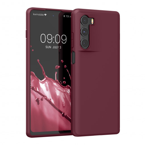 Husa pentru Motorola Moto G200 5G, Silicon, Violet, 56939.190, kwmobile