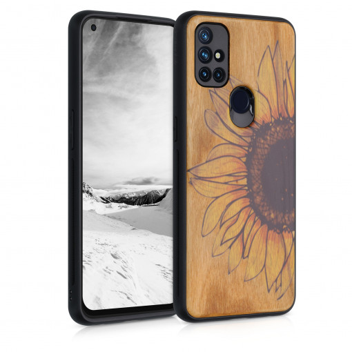 Husa pentru OnePlus Nord N10 5G, Lemn, Multicolor, 54718.02
