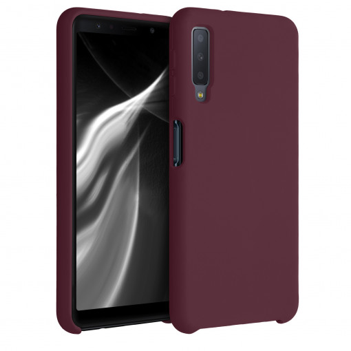Husa pentru Samsung Galaxy A7 (2018), Silicon, Violet, 47730.190, kwmobile