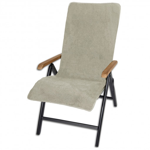 Husa pentru scaun Jemidi, 60 x 130 cm, Gri, Bumbac organic, 54895.11
