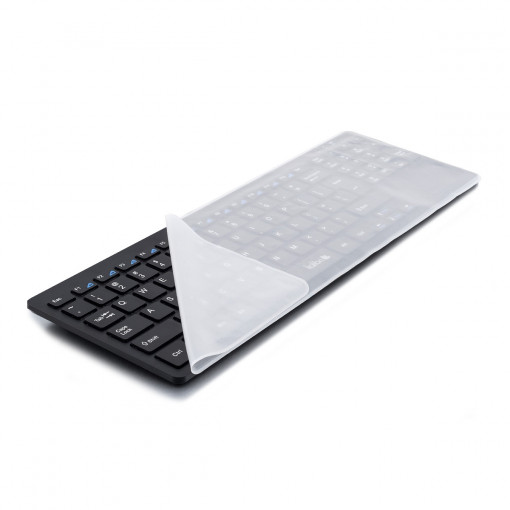 Husa pentru tastatura de 15-17 inch, Kwmobile, Transparent, Silicon, 29889