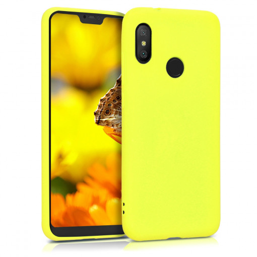 Husa pentru Xiaomi Mi A2 Lite / Redmi 6 Pro, Silicon, Galben, 45617.149
