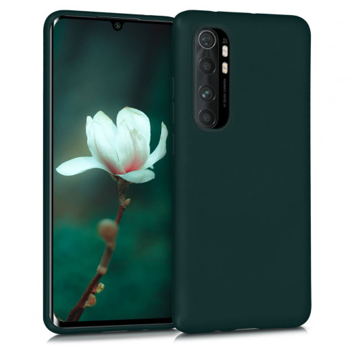 Husa pentru Xiaomi Mi Note 10 Lite, Silicon, Verde, 52445.14