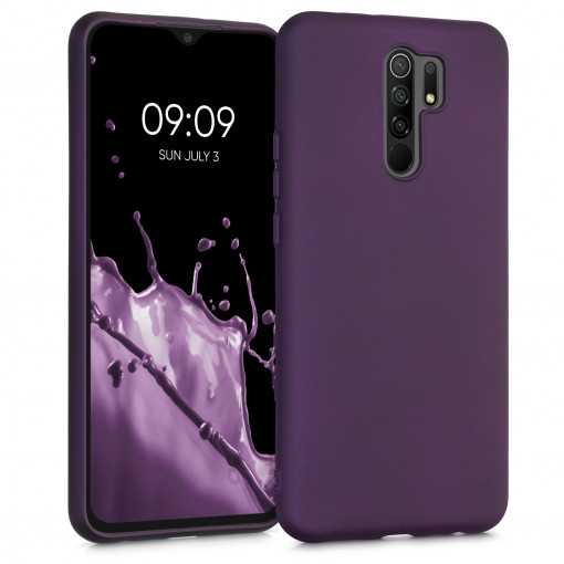 Husa pentru Xiaomi Redmi 9, Silicon, Mov, 53270.115, kwmobile