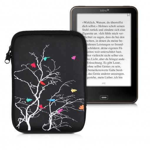 Husa universala pentru eBook reader, Textil, Multicolor, 50335.05