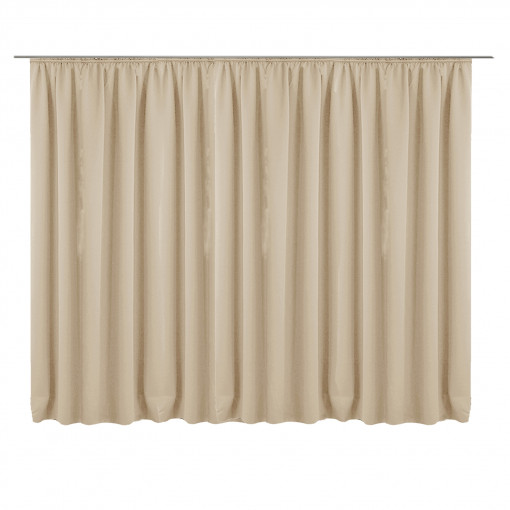 Perdea cu rejansa Jemidi, 300 x 245 cm, Crem, Poliester, 55276.16.02