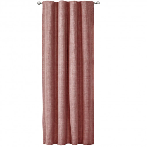 Perdea Elfie Opac cu rejansa Jemidi, 140 x 245 cm, Roz, Poliester, 55333.10