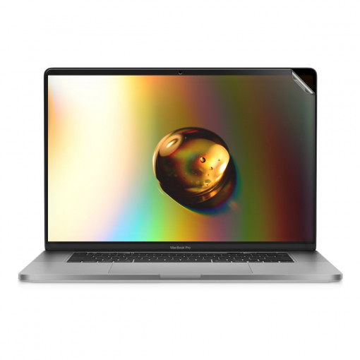 Folie de protectie mata pentru laptop Apple MacBook Pro 16" (2019), Kwmobile, Transparent, Plastic, 50982.2