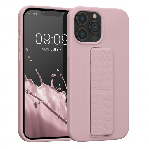 Husa Kwmobile pentru Apple iPhone 13 Pro Max, Silicon, Roz, 58278.10