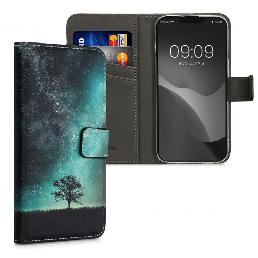 Husa Kwmobile pentru Apple iPhone 14, Piele ecologica, Multicolor, 59208.01