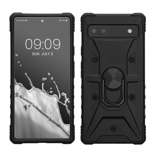 Husa Kwmobile pentru Google Pixel 6a, Negru, Policarbonat, 61359.01