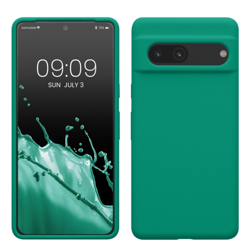 Husa Kwmobile pentru Google Pixel 7, Verde, Silicon, KWM0000171I055C