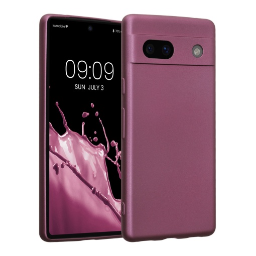 Husa Kwmobile pentru Google Pixel 7a, Albastru, Silicon, 61599.23