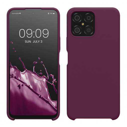 Husa kwmobile pentru Honor X8, Silicon, Mov, 58397.187