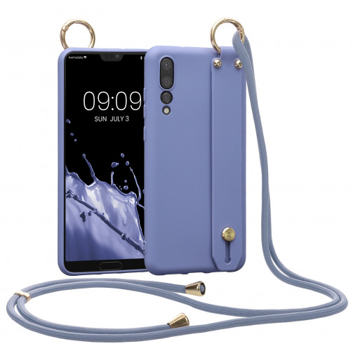 Husa Kwmobile pentru Huawei P20 Pro, Silicon, Albastru, 56470.130