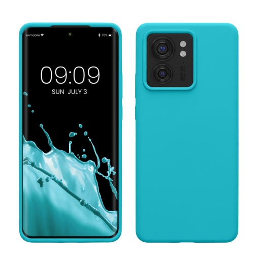 Husa Kwmobile pentru Motorola Edge 40, Albastru deschis, Silicon, KWM0000197B012C