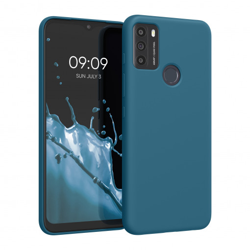 Husa Kwmobile pentru Motorola Moto G50, Silicon, Verde, 55470.57