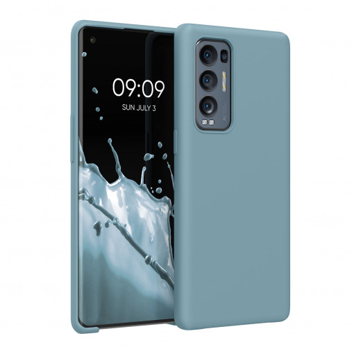 Husa Kwmobile pentru OPPO Find X3 Neo, Silicon, Verde, 55200.206