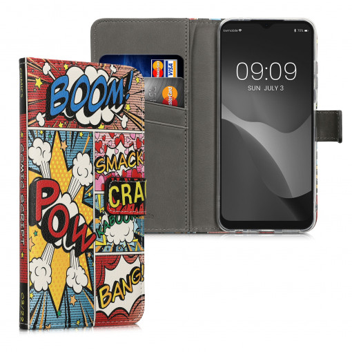 Husa Kwmobile pentru Samsung Galaxy A22 5G, Piele ecologica, Multicolor, 55250.06