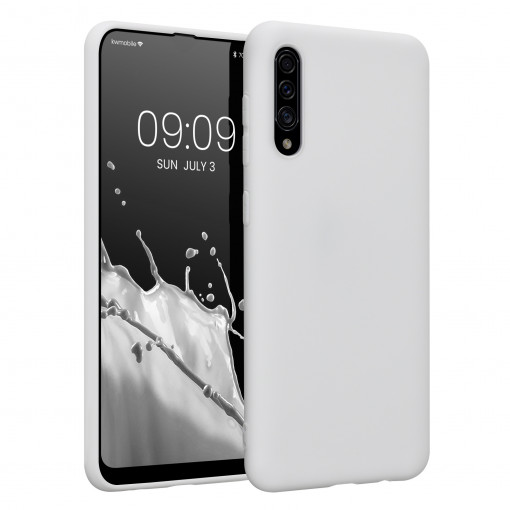 Husa Kwmobile pentru Samsung Galaxy A30s, Silicon, Alb, 50194.48