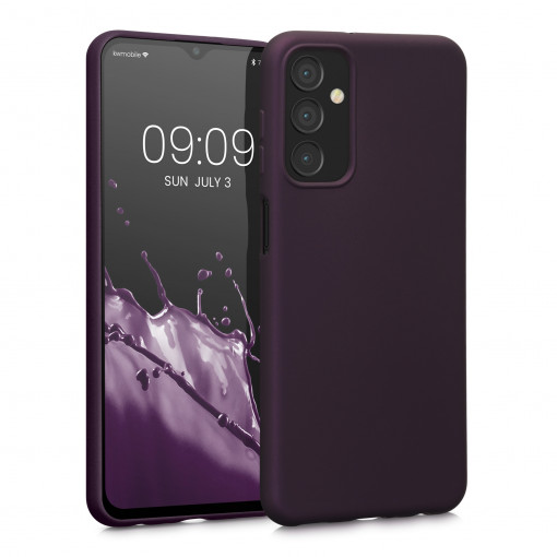 Husa Kwmobile pentru Samsung Galaxy M23 5G, Silicon, Mov, 57952.115