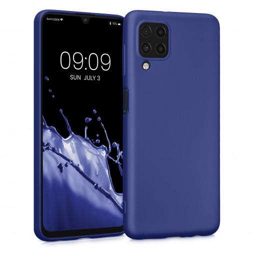 Husa Kwmobile pentru Samsung Galaxy M32 4G, Silicon, Albastru, 57951.64