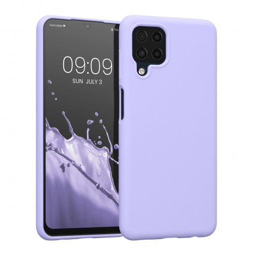 Husa Kwmobile pentru Samsung Galaxy M32 4G, Silicon, Mov, 57823.108