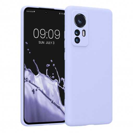 Husa Kwmobile pentru Xiaomi 12/12X, Silicon, Albastru, 57124.139