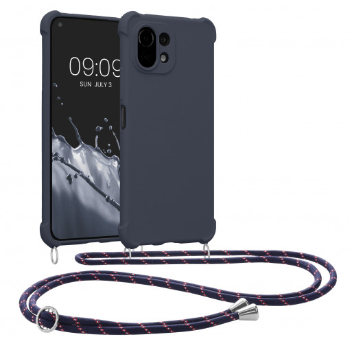Husa Kwmobile pentru Xiaomi Mi 11 Lite 5G/11 Lite 5G NE, Silicon, Gri, 55902.186