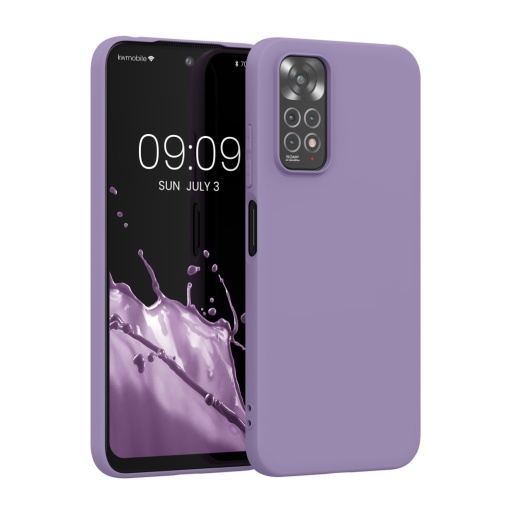 Husa Kwmobile pentru Xiaomi Redmi Note 11/Note 11s, Mov, Silicon, KWM0000150V058C