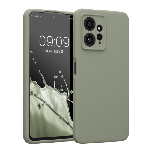 Husa Kwmobile pentru Xiaomi Redmi Note 12, Verde deschis, Silicon, KWM000018UL016C