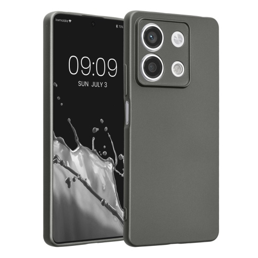 Husa Kwmobile pentru Xiaomi Redmi Note 13, Gri, Silicon, KWM000020LL005C