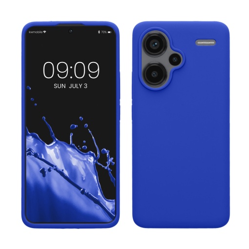 Husa Kwmobile pentru Xiaomi Redmi Note 13 Pro Plus 5G, Albastru, Silicon, KWM000020KH008C