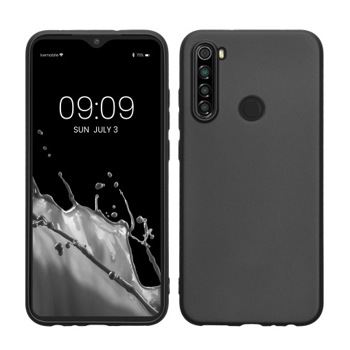 Husa Kwmobile pentru Xiaomi Redmi Note 8, Gri, Silicon, KWM000010LR006C - Img 1