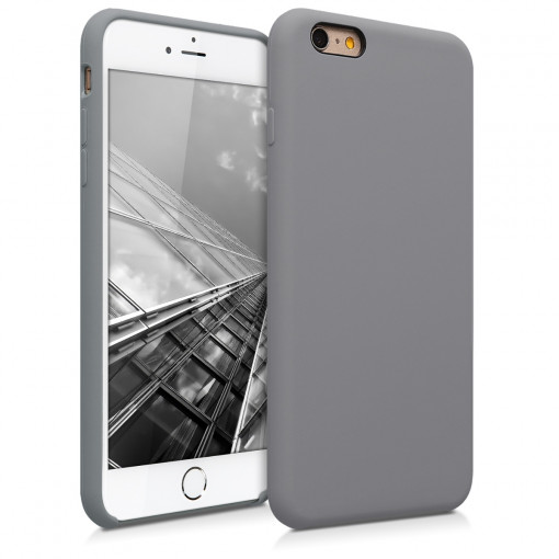 Husa pentru Apple iPhone 6 Plus / iPhone 6s Plus, Silicon, Gri, 40841.155