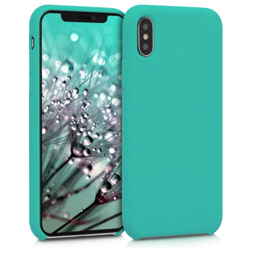 Husa pentru Apple iPhone X / iPhone XS, Silicon, Verde, 42495.37
