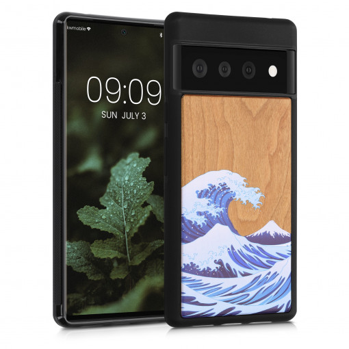 Husa pentru Google Pixel 6 Pro, Lemn, Multicolor, 56785.06, kwmobile