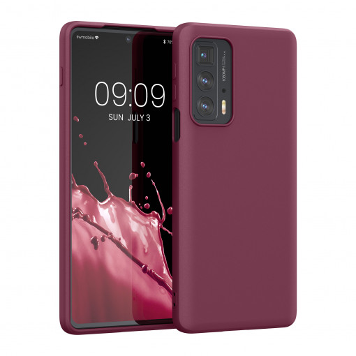 Husa pentru Motorola Edge 20 Pro, Silicon, Violet, 56063.187, kwmobile