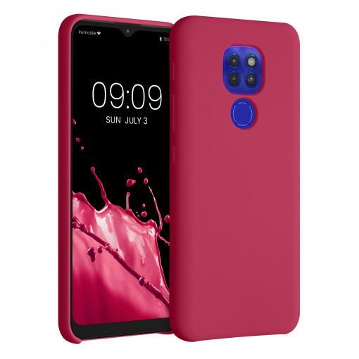 Husa pentru Motorola Moto G9 Play / Moto E7 Plus, Silicon, Rosu, 53403.229, kwmobile