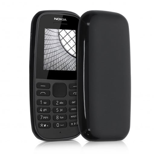 Husa pentru Nokia 105 (2019), Silicon, Negru, 53673.01